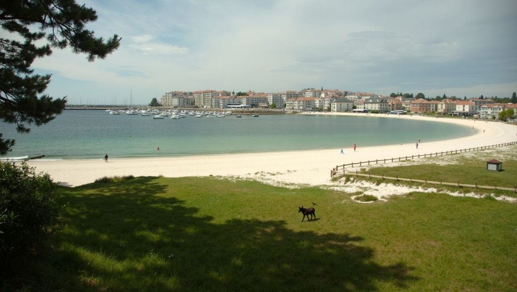 Panorámica de Praia de Baltar, Pontevedra