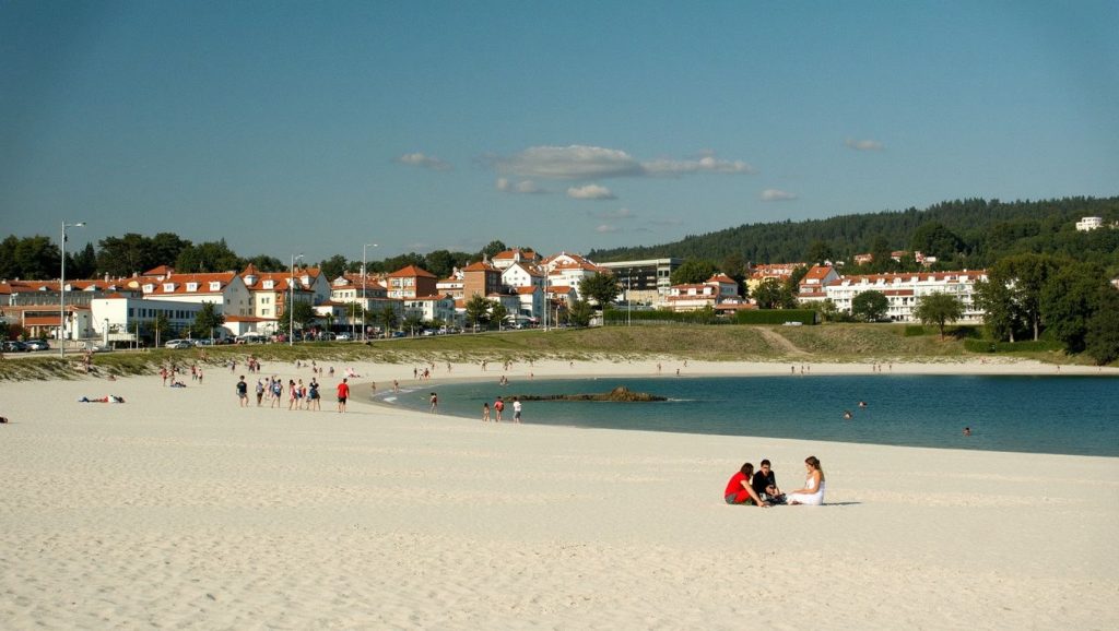 Aguas de Praia de Baltar en Sanxenxo (Pontevedra)