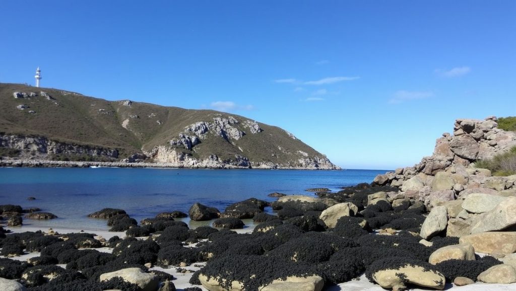 Aguas de Praia de Barizo en Malpica de Bergantiños (A Coruña)