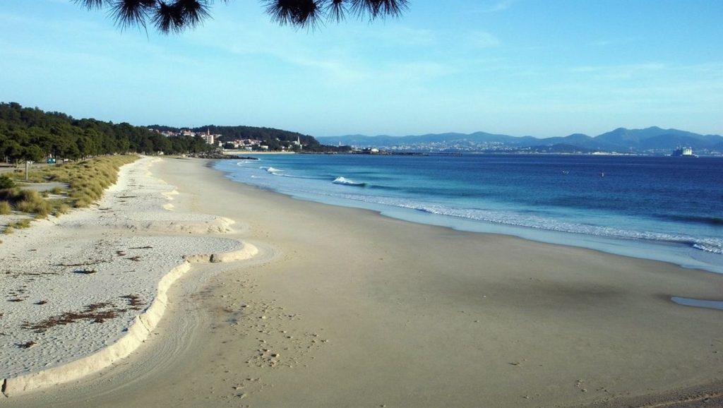 Panorámica de Praia de Barra, Pontevedra