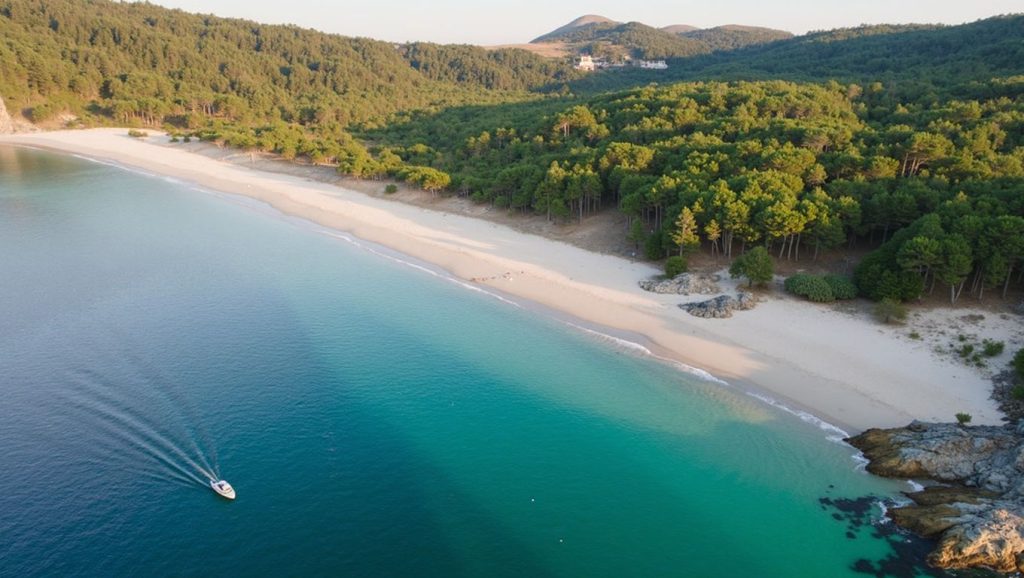 Costa de Praia de Barra en Cangas de Morrazo, Pontevedra