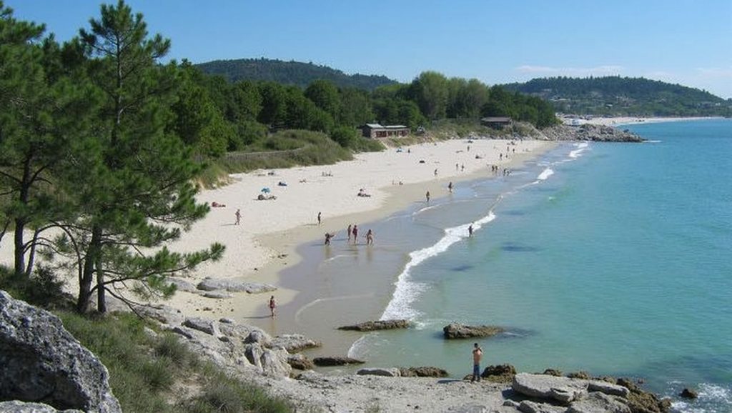 Aguas de Praia de Barra en Cangas de Morrazo (Pontevedra)