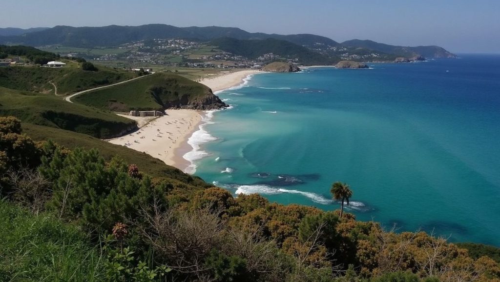 Horizonte desde Praia de Barraña, Galicia, A Coruña