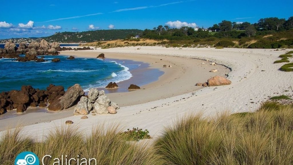 Costa de Praia de Barreiriño en O Grove, Pontevedra