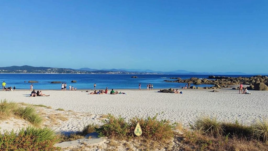 Entorno natural de Praia de Barreiro en Pontevedra