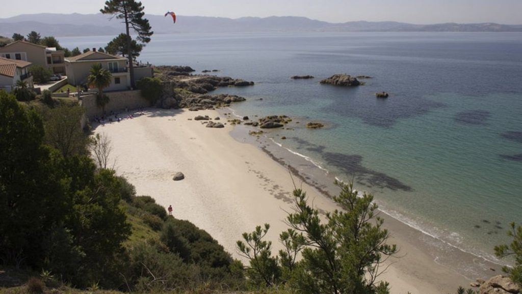 Praia de Barreiros en Sanxenxo (Pontevedra)