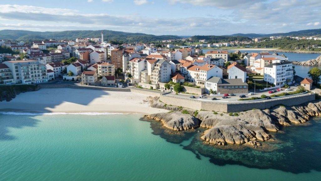 Aguas de Praia de Barreiros en Sanxenxo (Pontevedra)