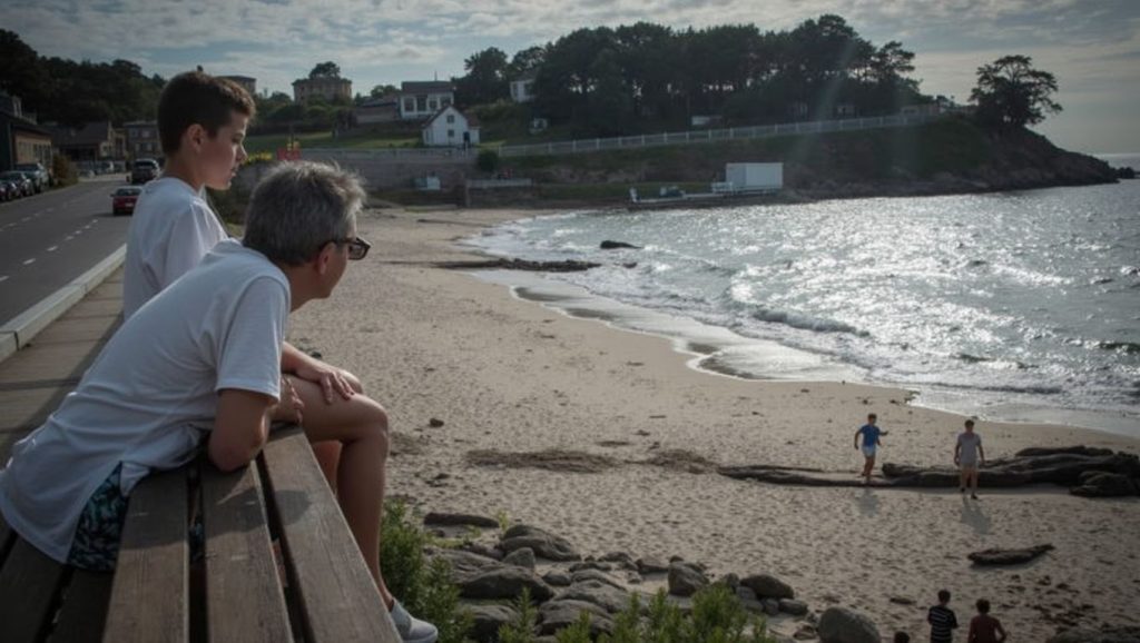 Arena y orilla en Praia de Basoñas, O Porto do Son, A Coruña