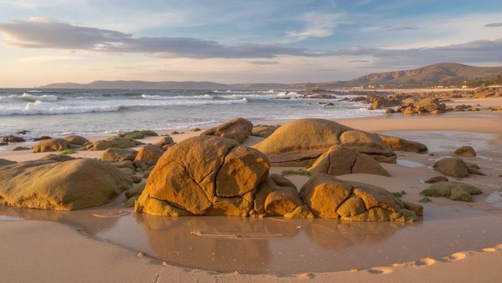 Arena fina en Basoñas, O Porto do Son, A Coruña