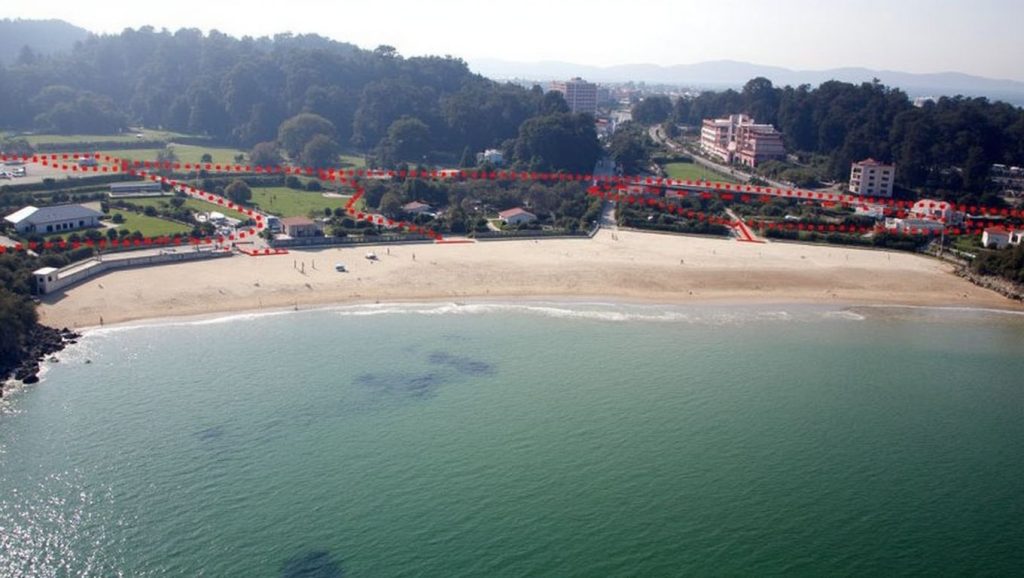 Praia de Bastiagueiro en Oleiros (A Coruña)