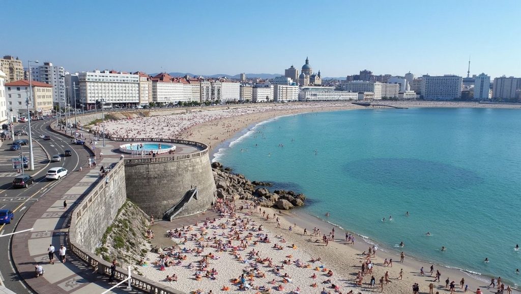 Aguas de Praia de Bens en A Coruña (A Coruña)