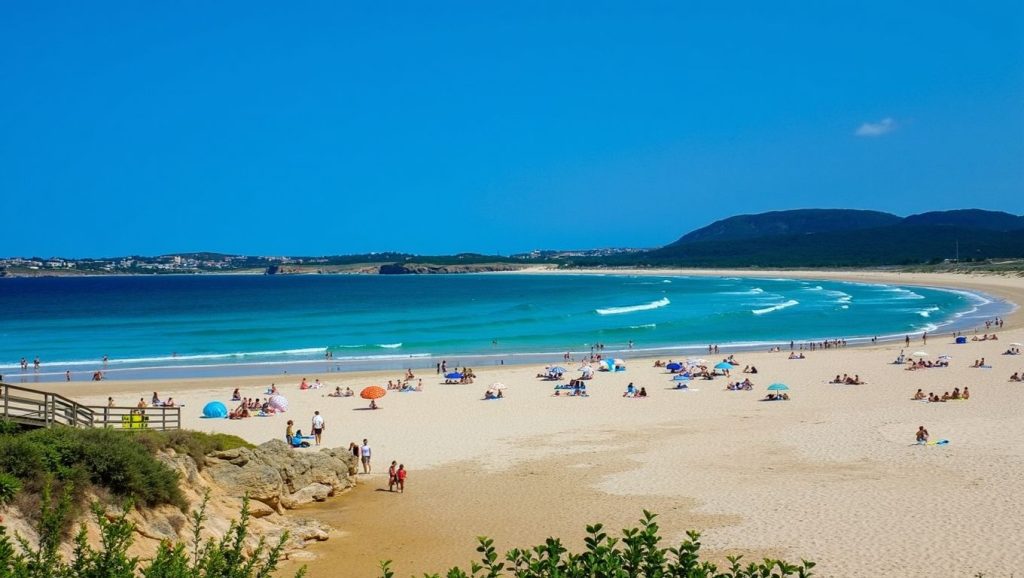 Entorno natural de Praia de Bens en A Coruña