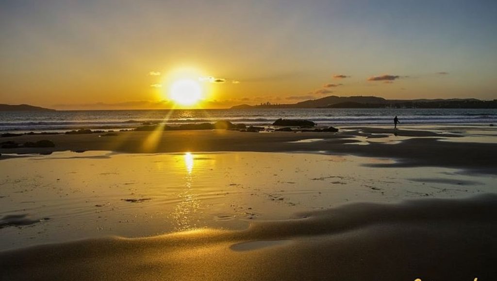 Panorámica de Praia de Ber, A Coruña