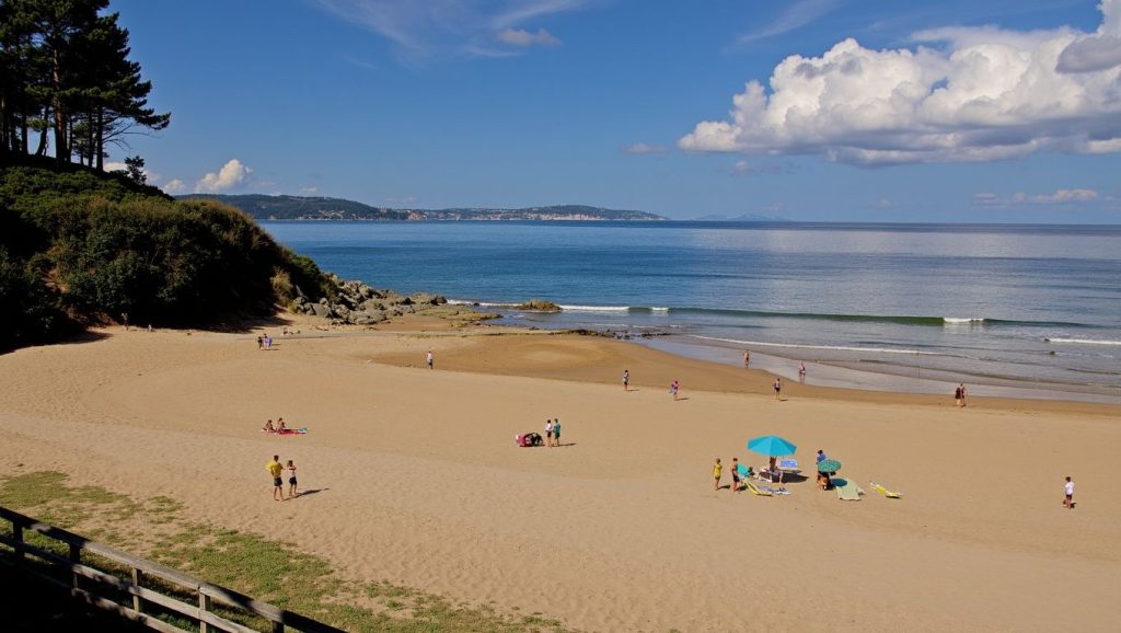 Aguas de Praia de Ber en Galicia (A Coruña)