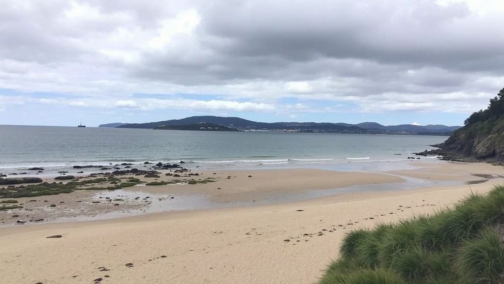 Entorno natural de Praia de Ber en A Coruña