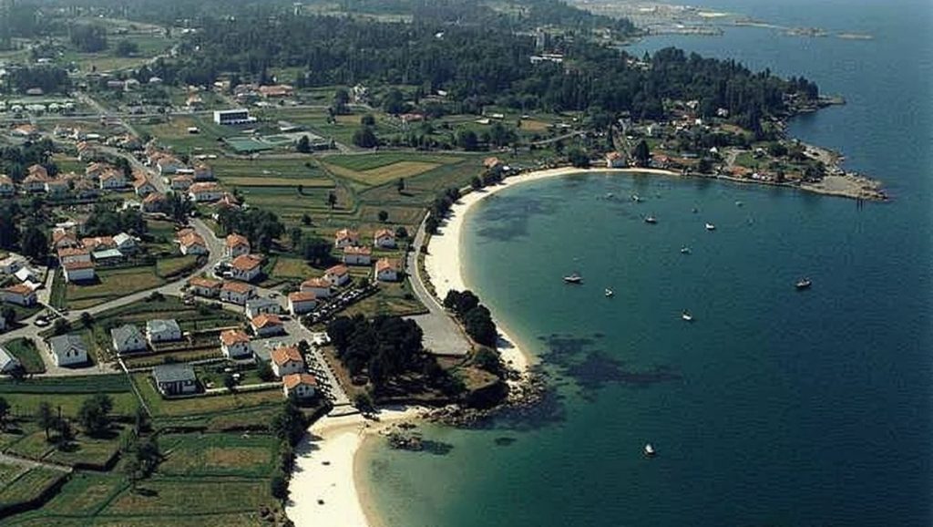 Panorámica de Praia de Boa, A Coruña