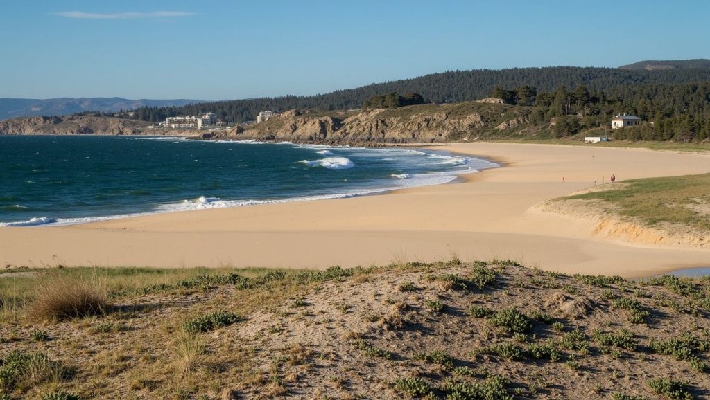Aguas de Praia de Boa en Noia (A Coruña)