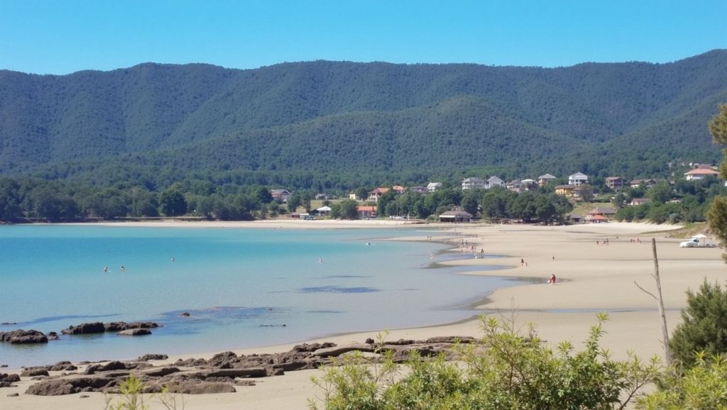 Aguas de Praia de Bornalle en Muros (A Coruña)