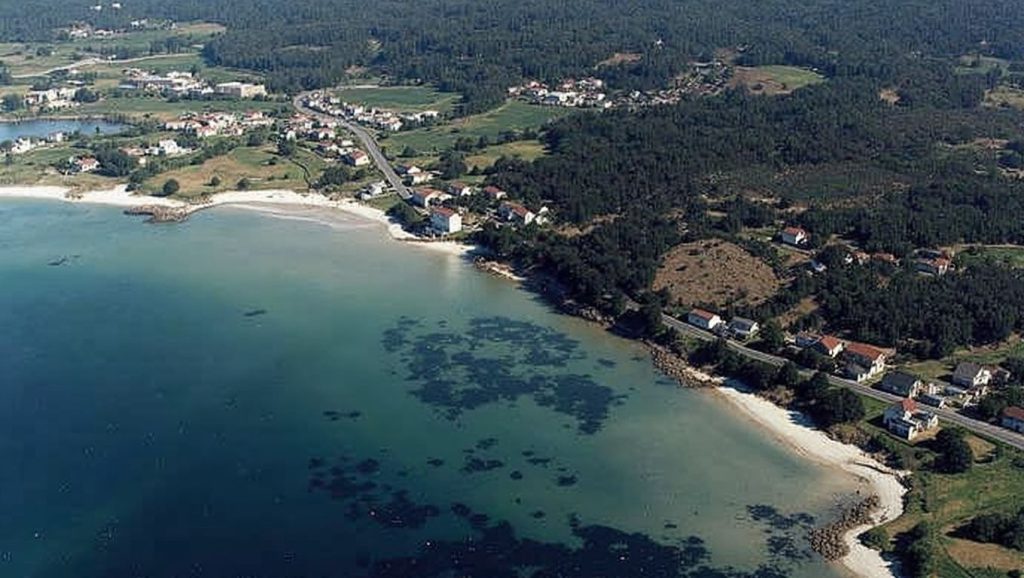 Entorno natural de Praia de Bornalle en A Coruña