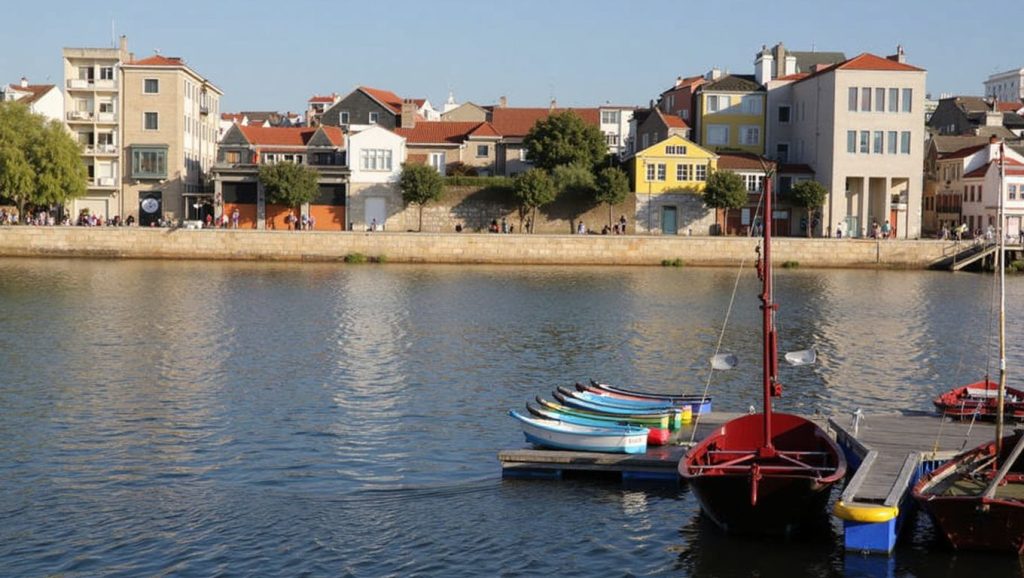 Aguas de Praia de Bouzas en Vigo (Pontevedra)