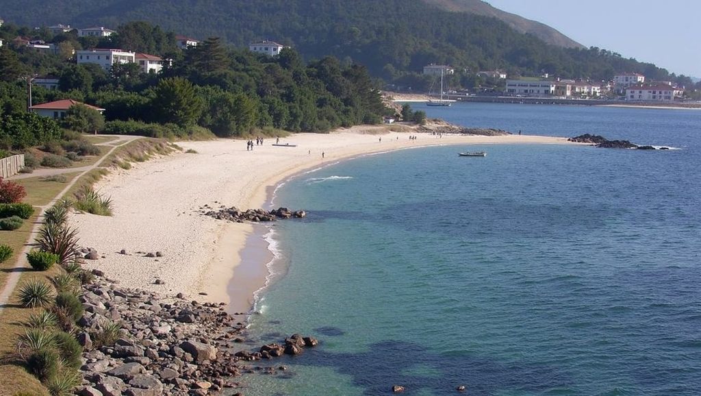 Horizonte desde Praia de Cabeiro, Galicia, A Coruña