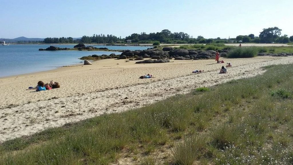 Arena de Praia de Camaxe, A Illa de Arousa (Pontevedra)