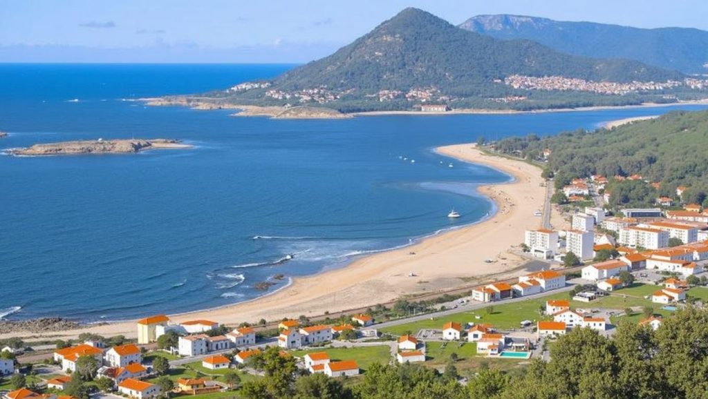 Praia de Caminha en Caminha (Pontevedra)