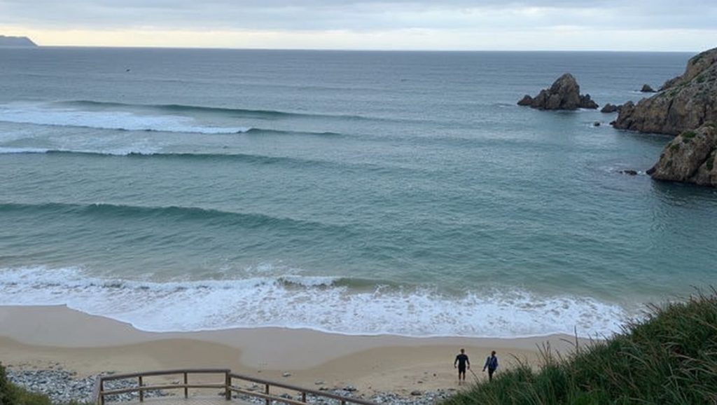 Panorámica de Praia de Campelo, Lugo
