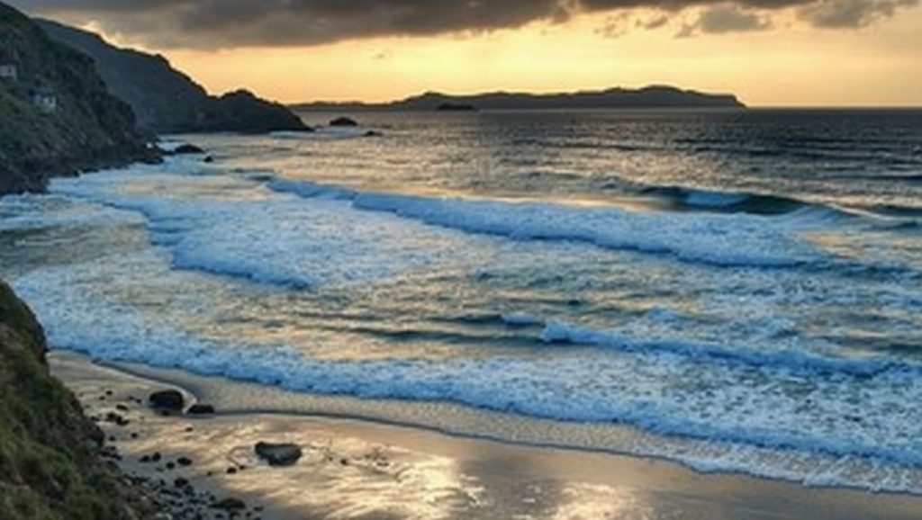 Entorno natural de Praia de Campelo en Lugo