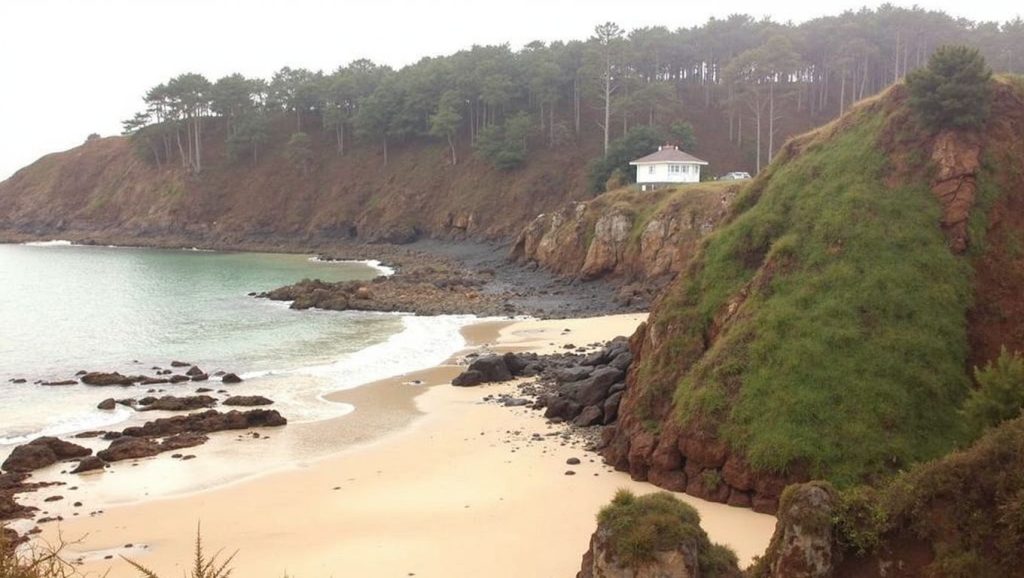 Aguas de Praia de Canaval en Oleiros (A Coruña)