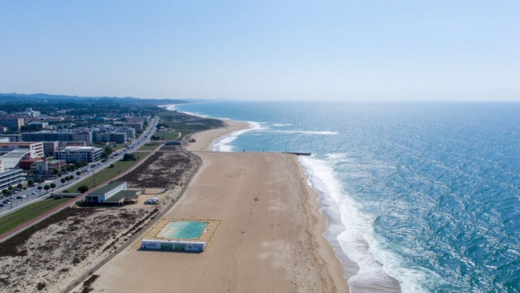 Panorámica de Praia de Canide, A Coruña