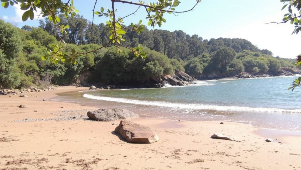 Aguas de Praia de Canide en Galicia (A Coruña)