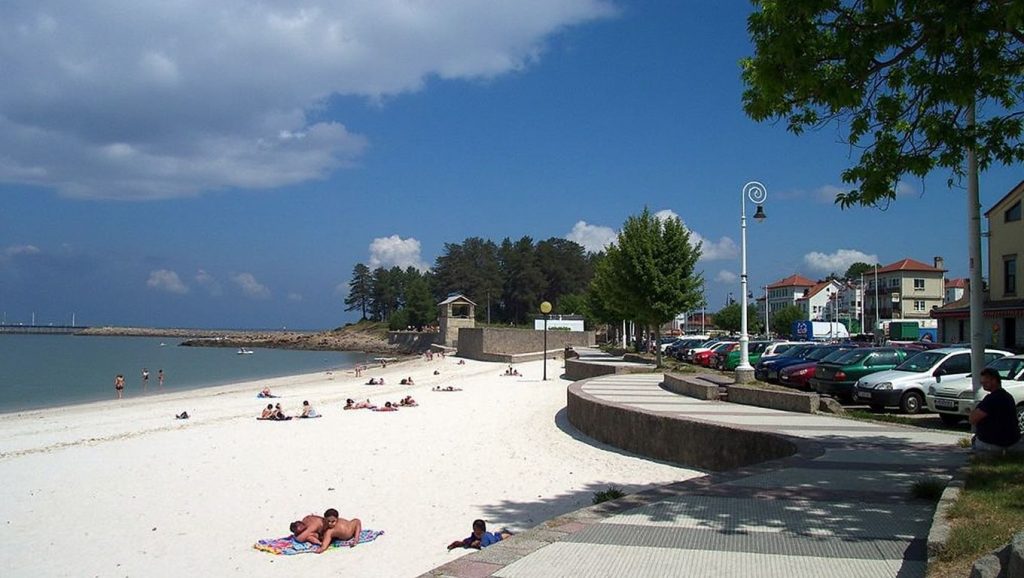 Panorámica de Praia de Canido, Pontevedra