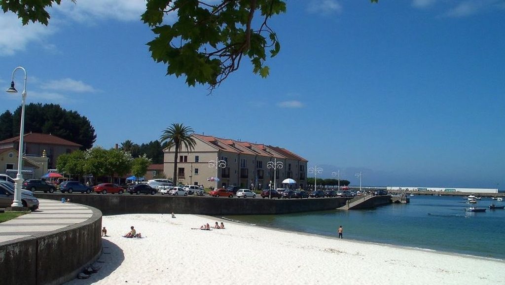 Ría y costa de Praia de Canido en Vigo, Pontevedra
