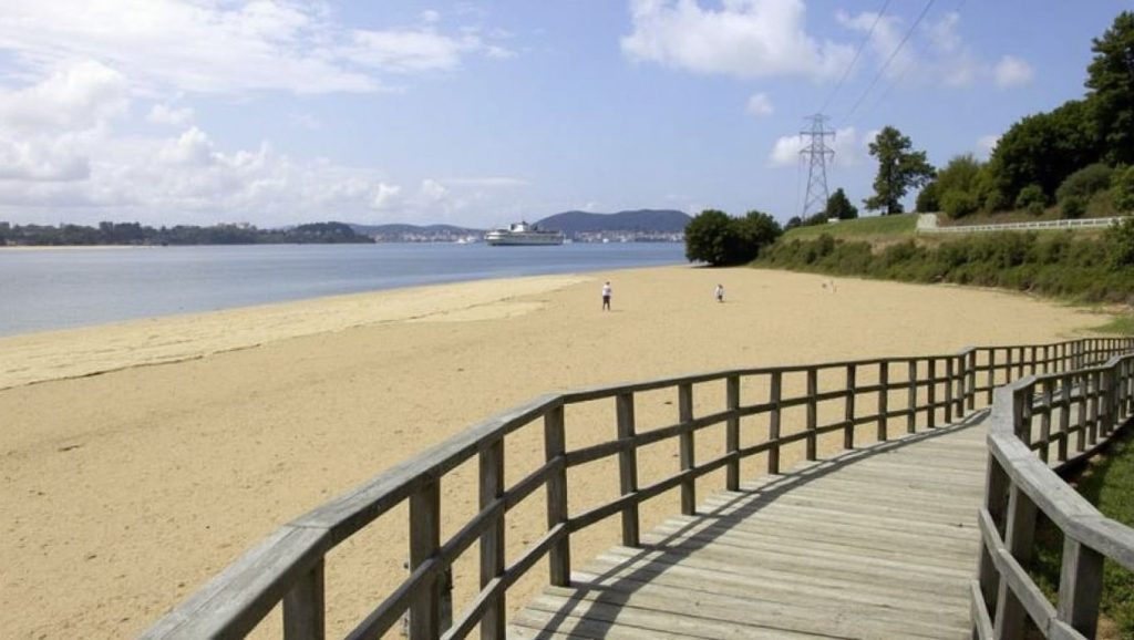 Praia de Caranza en Ferrol (A Coruña)