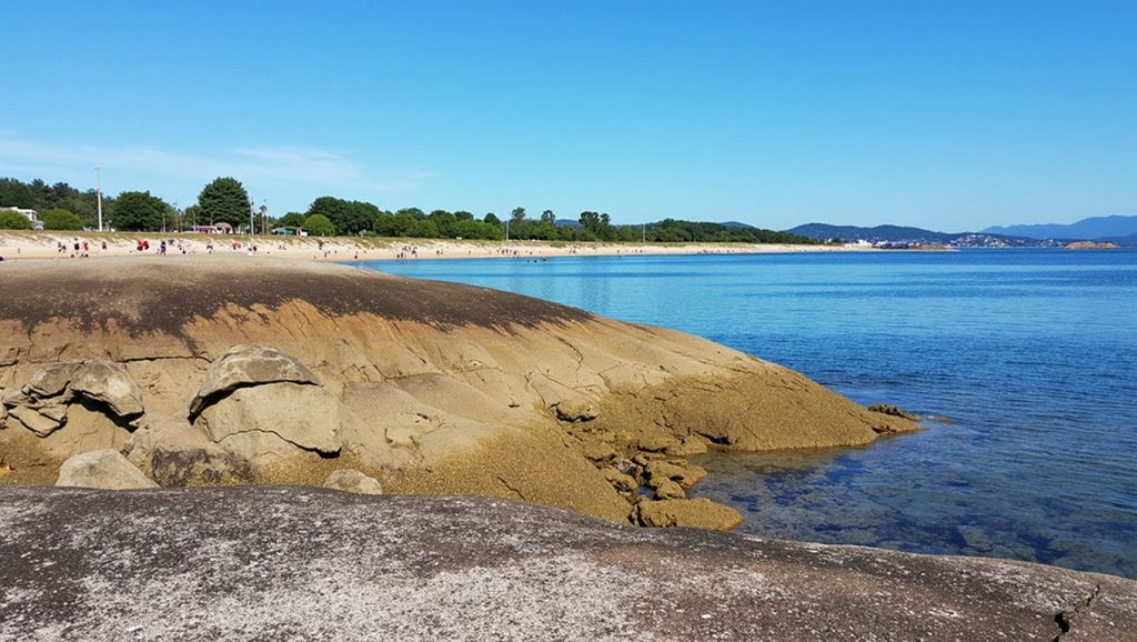 Horizonte desde Praia de Carregueiros, Galicia, A Coruña