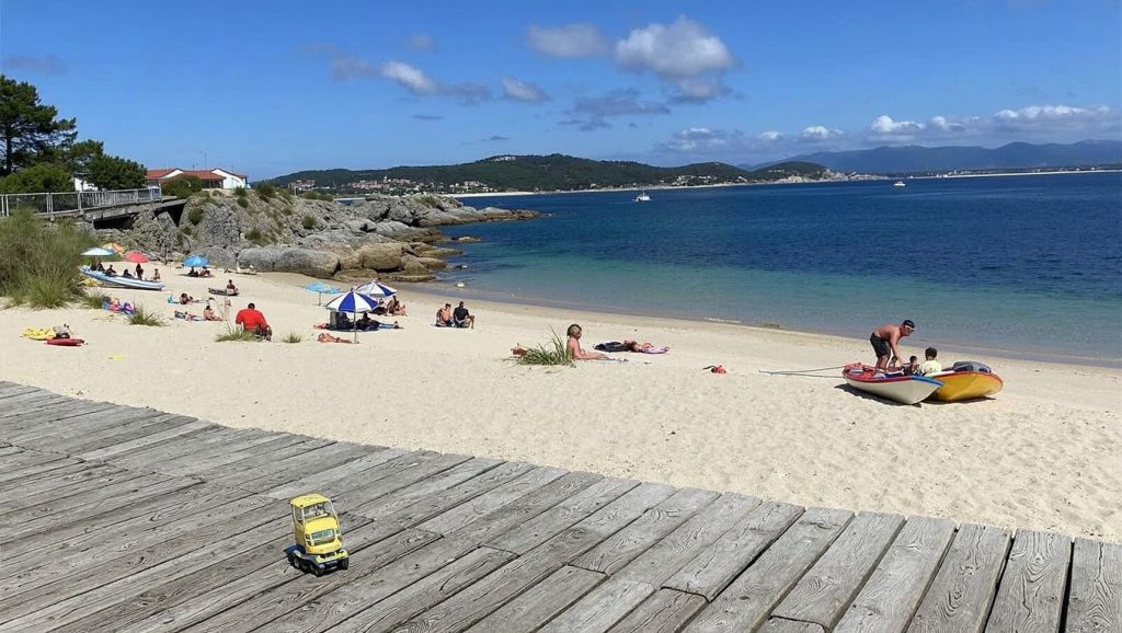 Panorámica de Praia de Castiñeira, Pontevedra