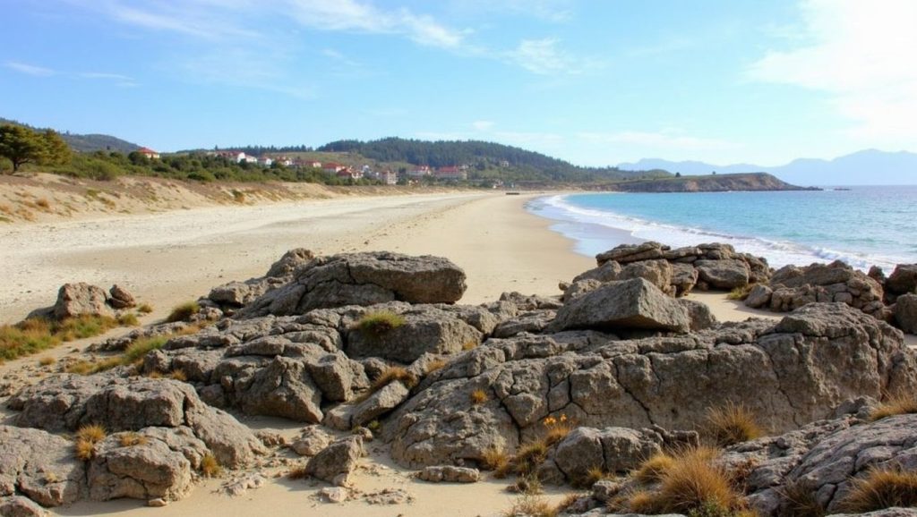 Arena de Praia de Castiñeiras, Ribeira (Pontevedra)