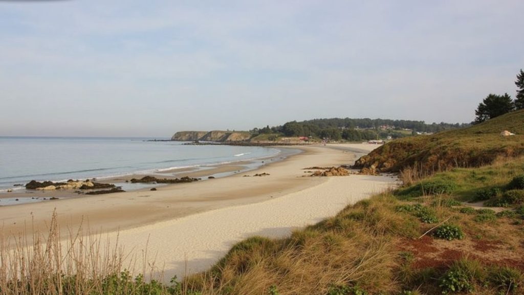 Entorno natural de Praia de Castiñeiras en Pontevedra