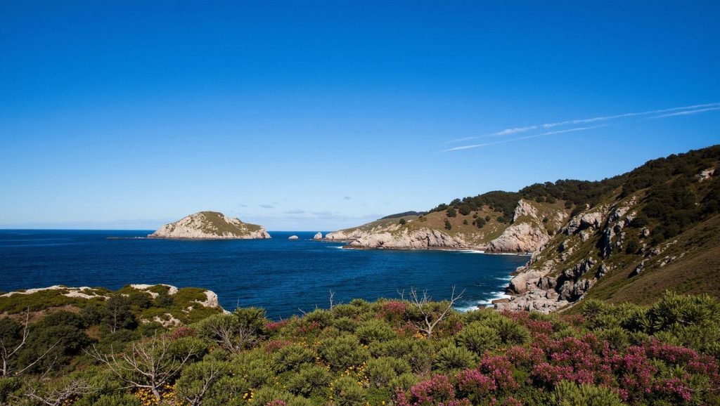 Praia de Castro Alto en Xove (Lugo)