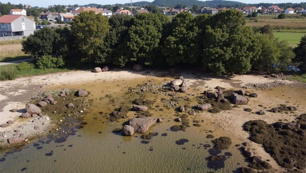 Playa Catro Cordas desde la arena, Galicia, A Coruña