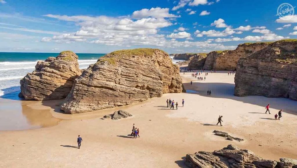 Entorno natural de Praia de Cegoñas en Lugo
