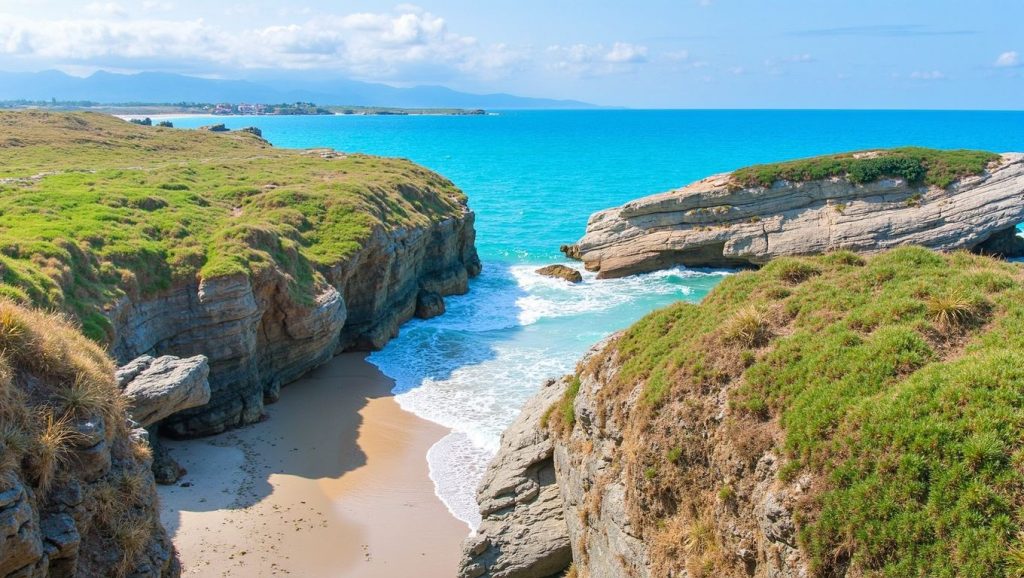 Entorno natural de Praia de Celeiráns en Pontevedra