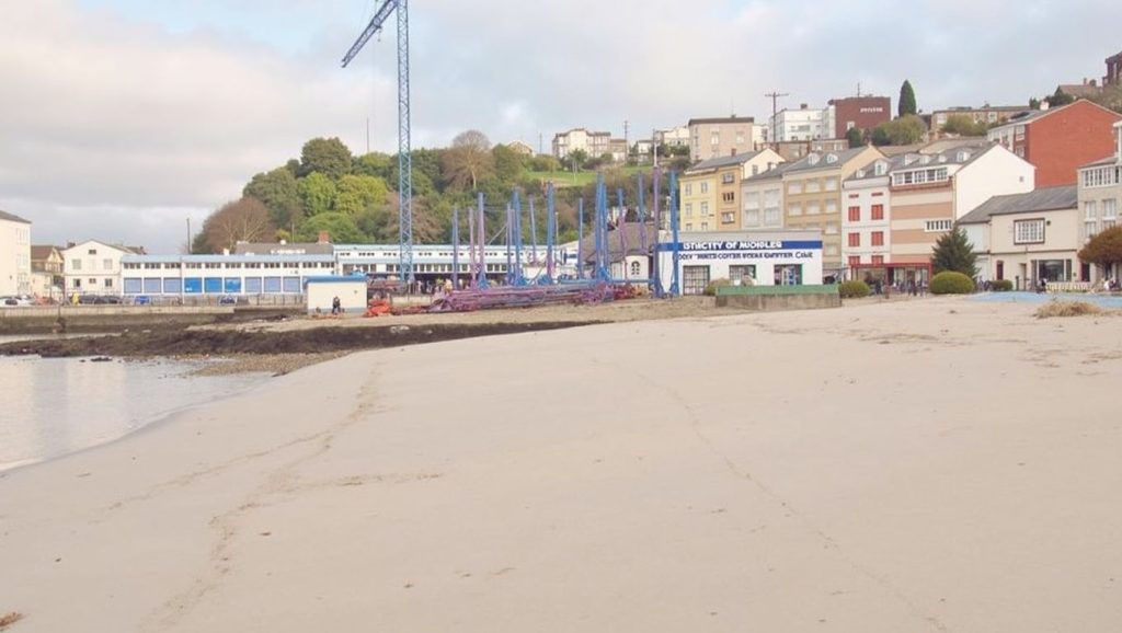 Panorámica de Praia de Celeiro, Lugo