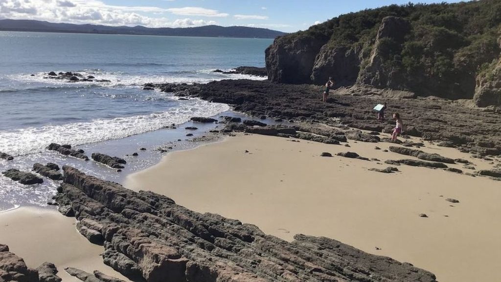 Praia de Centeás en Ares (A Coruña)
