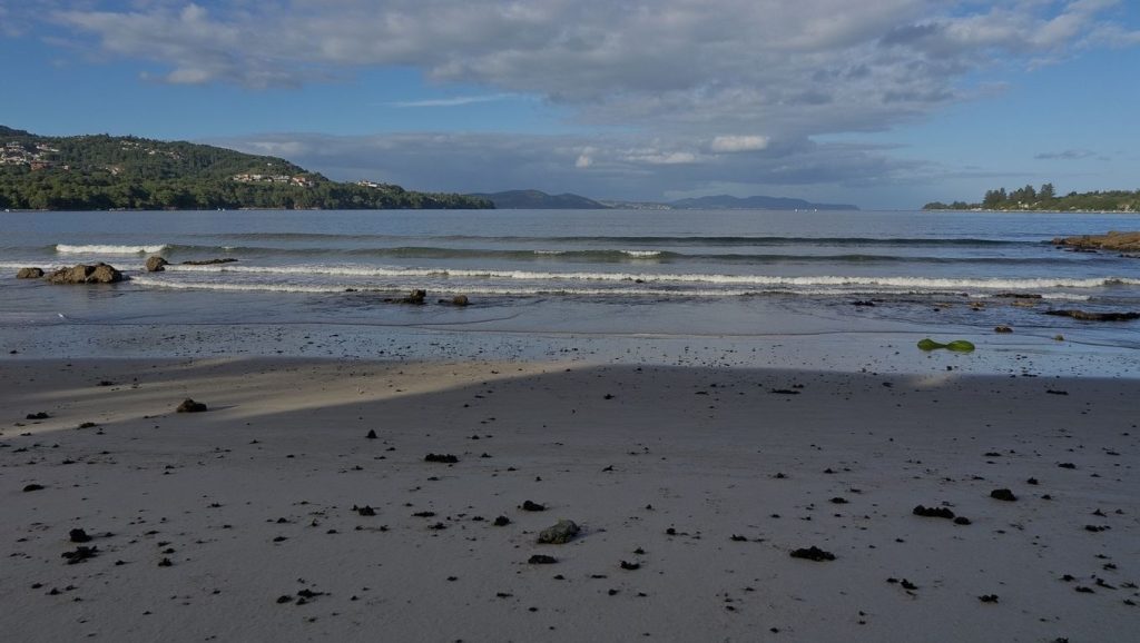 Aguas de Praia de Chamoso en Galicia (A Coruña)