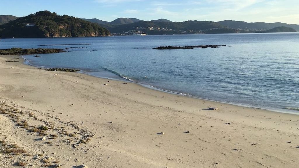 Praia de Chancelas en Poio (Pontevedra)