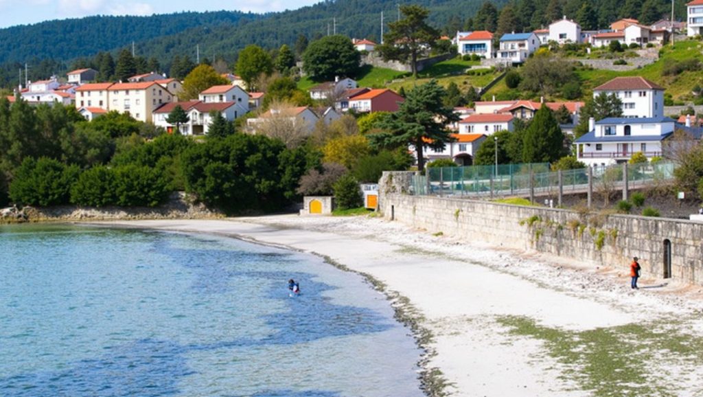 Arena de Praia de Chancelas, Poio (Pontevedra)