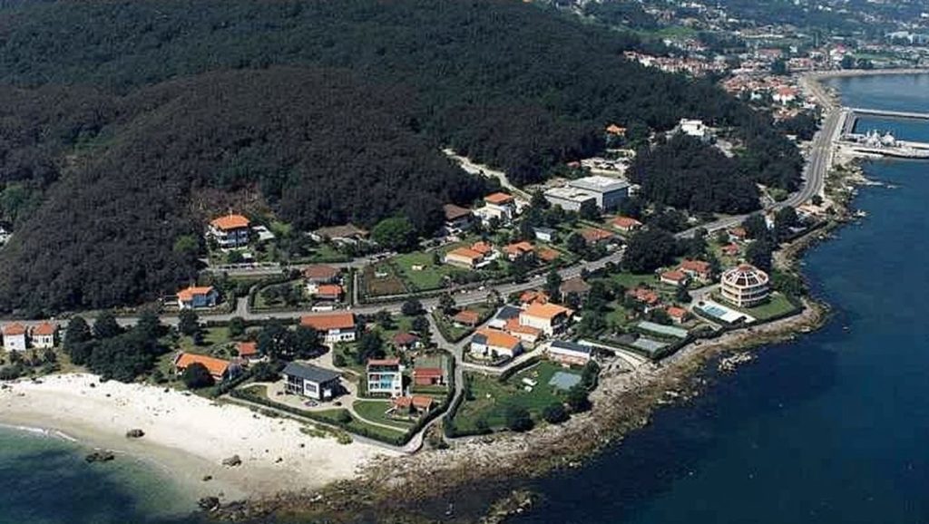 Entorno natural de Praia de Chancelas en Pontevedra