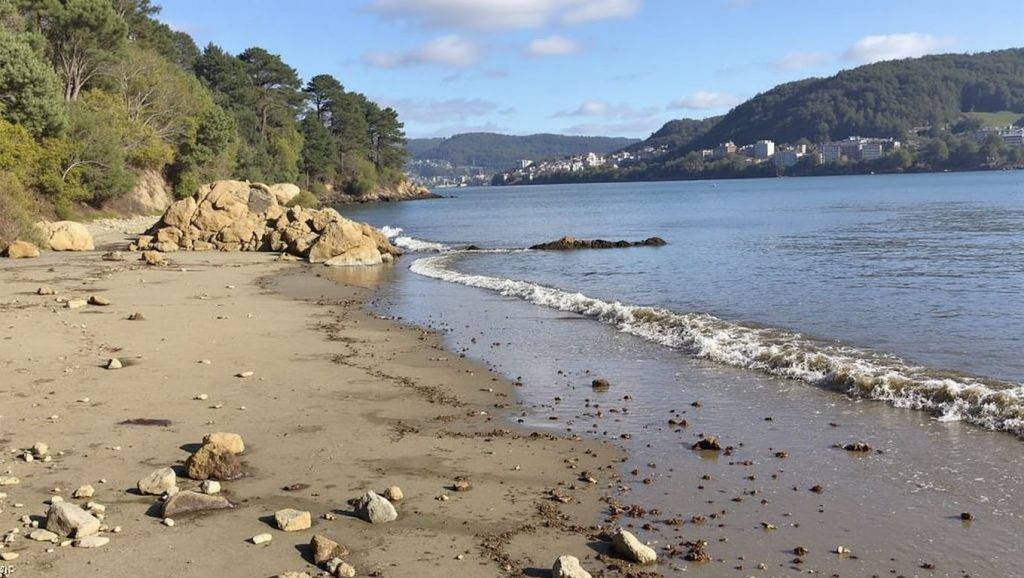 Praia de Coído en Galicia (A Coruña)